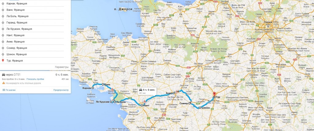 Bretagne, Carnac - Tour